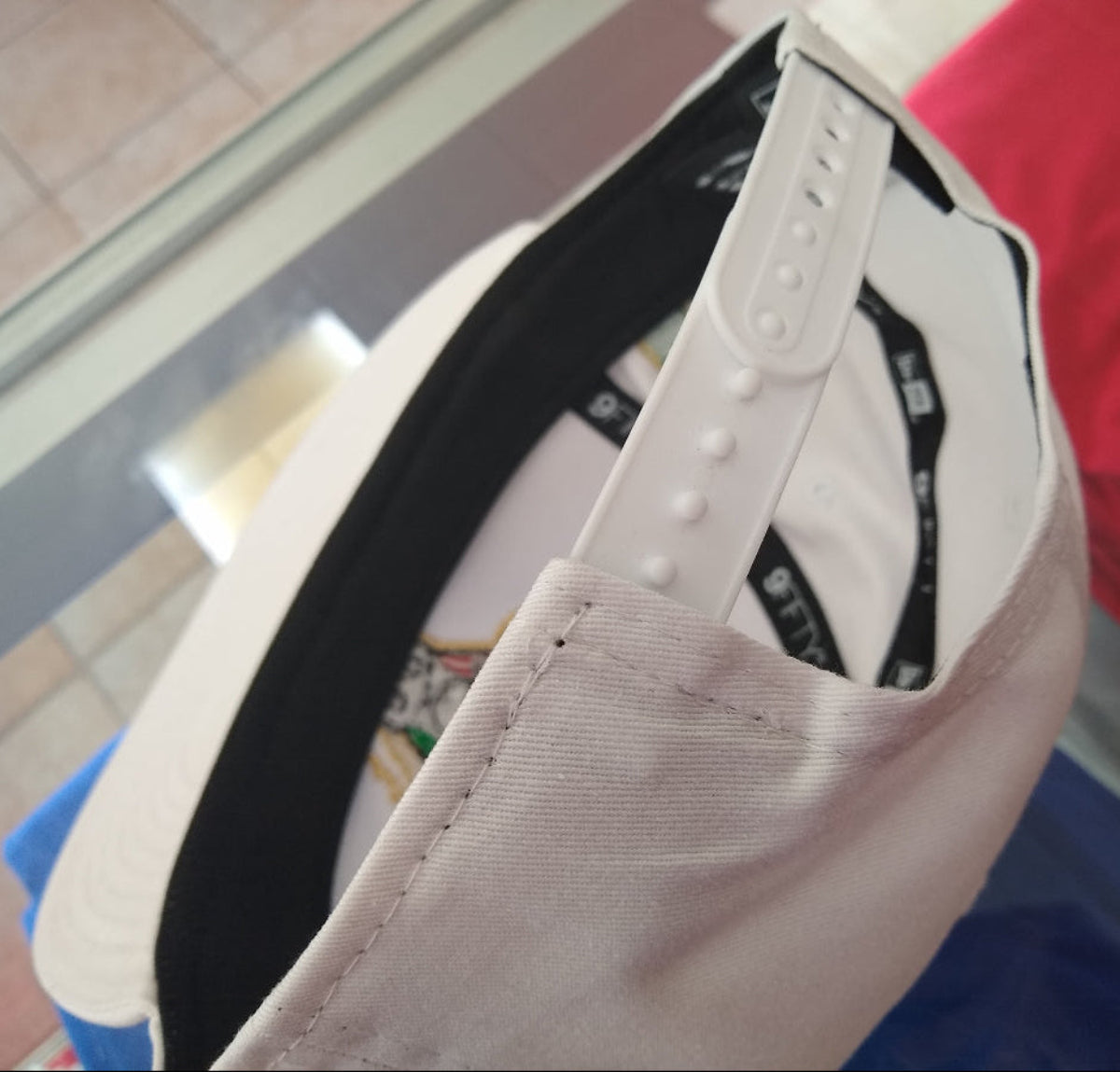 New Era Embroidered SnapBack Mexican Bull logo White Hat